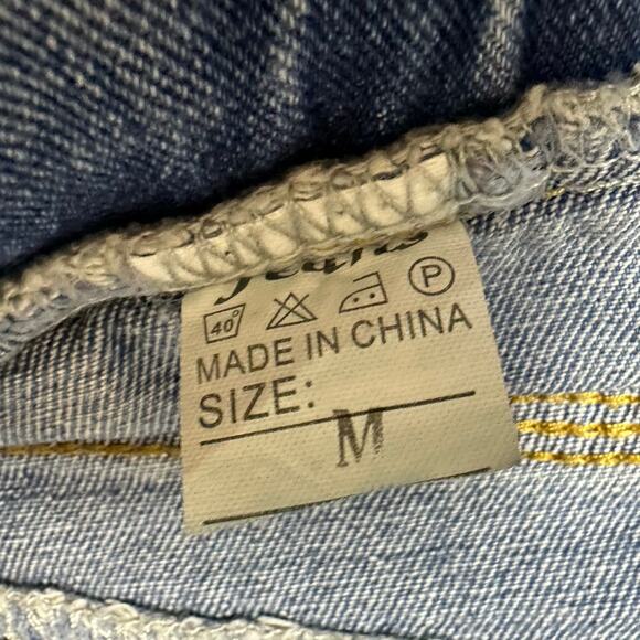 Drawstring Jogger Denim Jeans - Picture 3 of 5